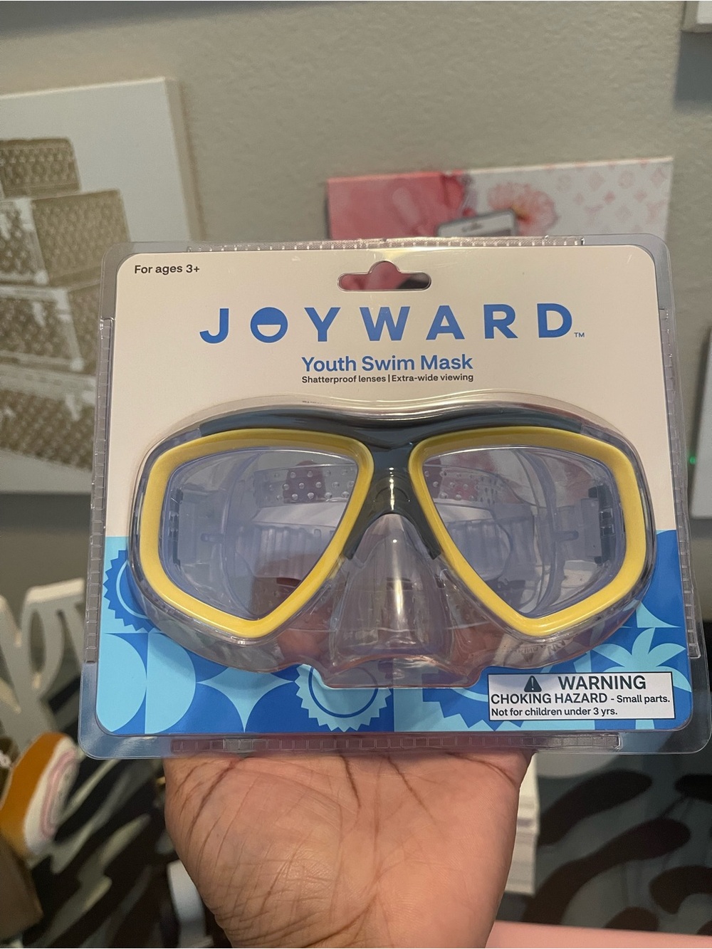 Joyward Youth Swim Mask in Yellow and Black NEW - Picture 3 of 7